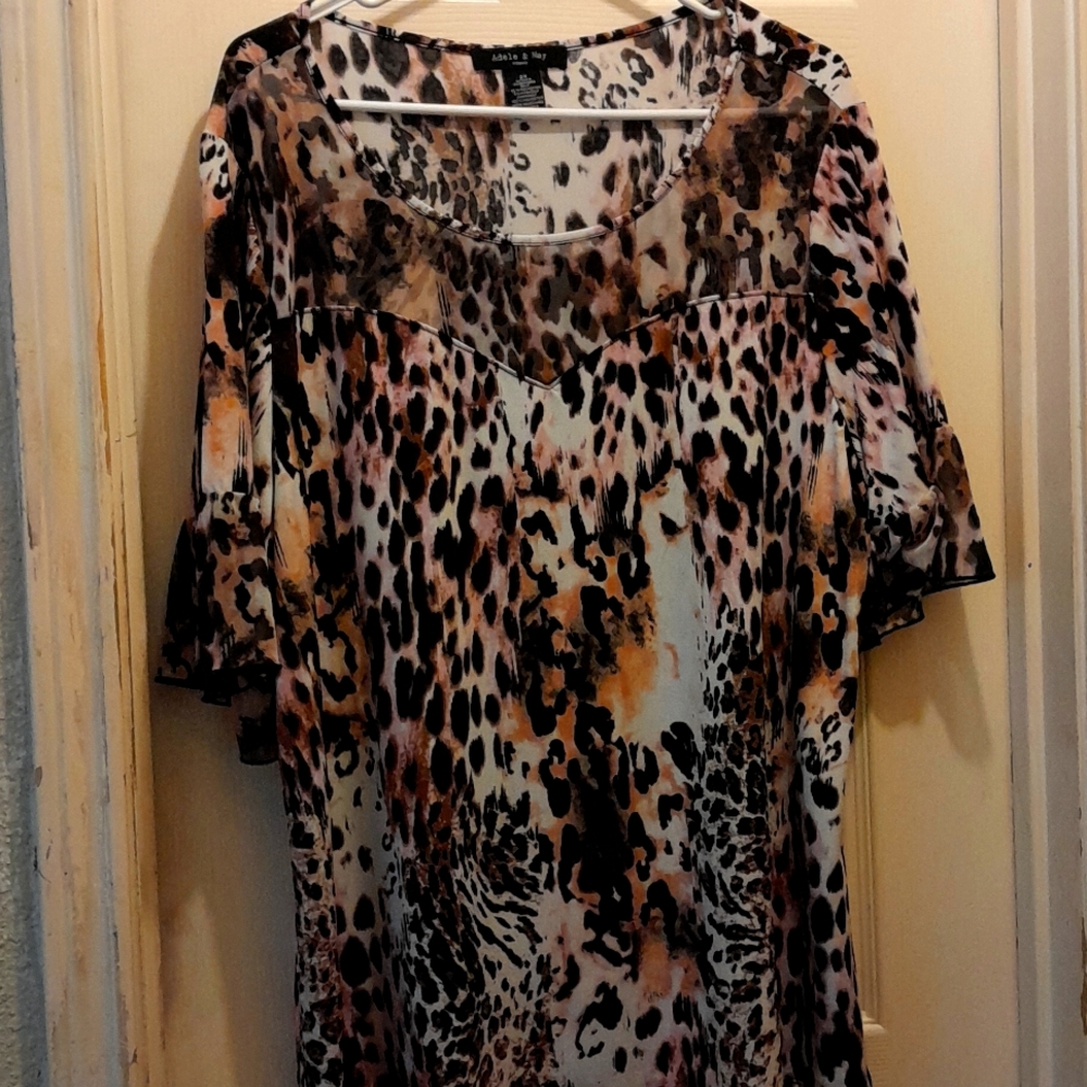 ADELE&MAY WOMENS BLOUSE 2X